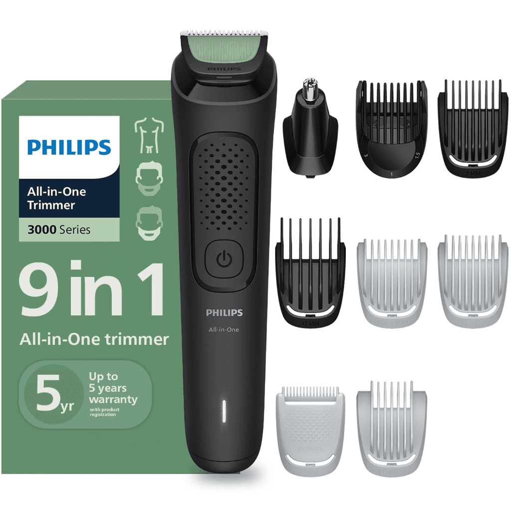 Philips All-in-One Trimmer 3000 Series (9-in-1 Grooming Kit)