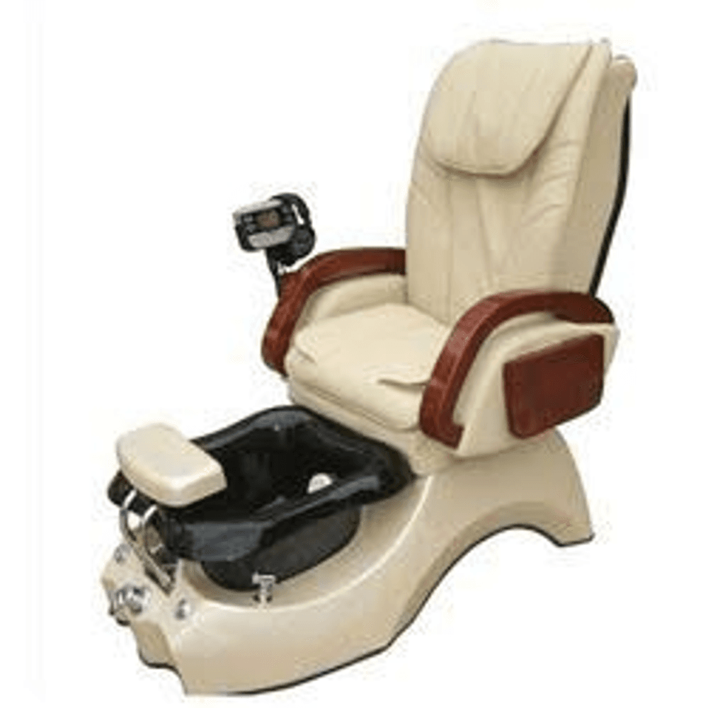 Luxury Pedicure Spa Chair with Hydrotherapy Foot Bath & Massage